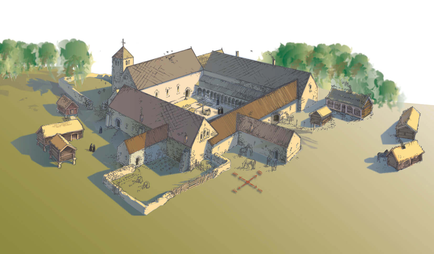 Klosteret.-Illustrasjon-Jonny-Andvik