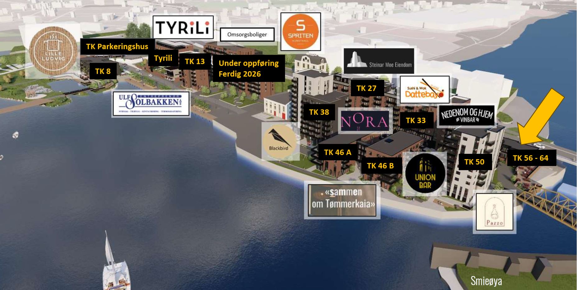 2025 Oversikt Tømmerkaia, Steinar Moe Eiendom - TK56-64